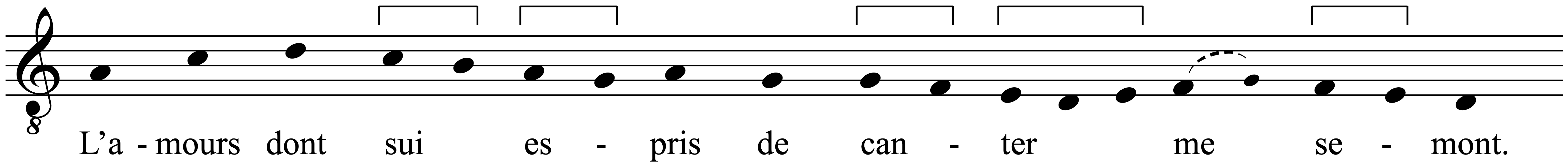 Work musical notation